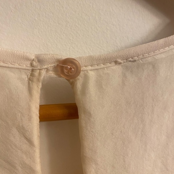 Alice Rinaldi MEDIUM Baby Doll Blush Pink Silk Blouse - Picture 6 of 10